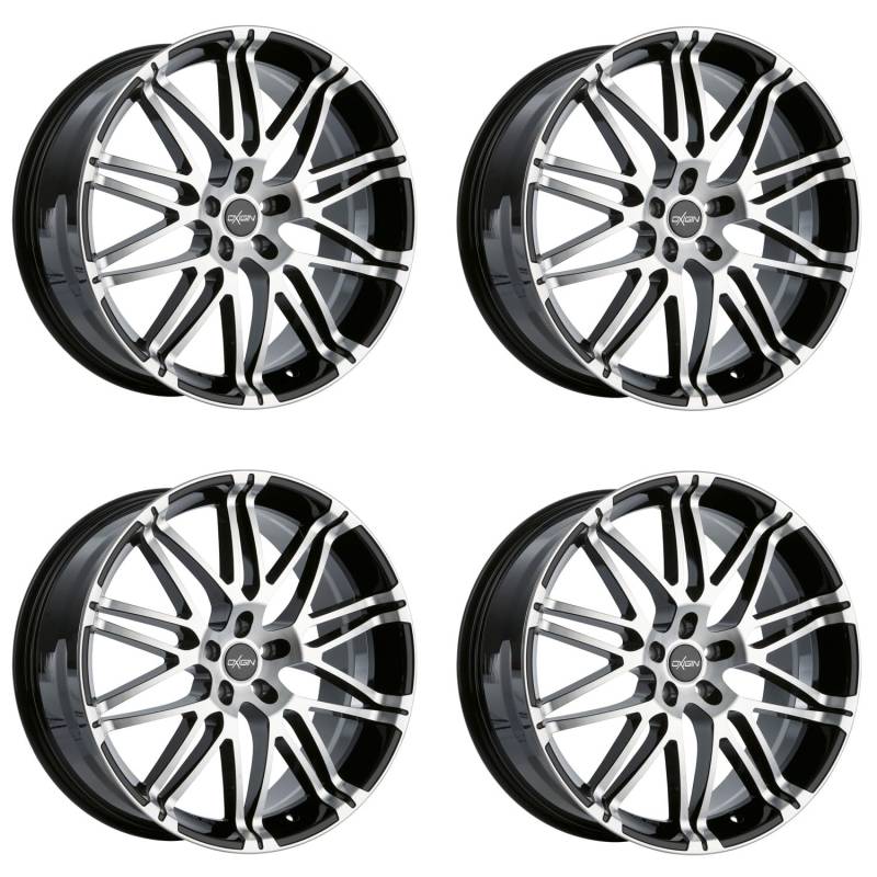 4x Oxigin Felgen 14 Oxrock 8.5x19 ET42 5x108 black full polish kompatibel mit DS DS7 von Oxigin