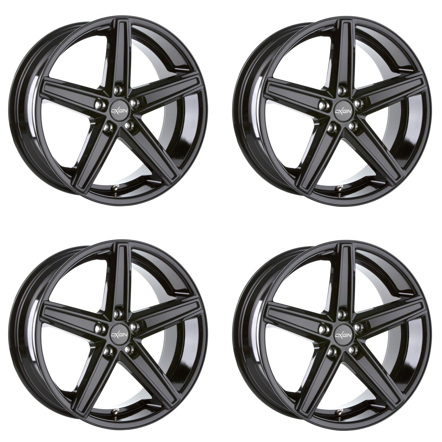 4x Oxigin Felgen 18 Concave 7.5x17 ET35 5x112 black kompatibel mit Aiways U5 von Oxigin