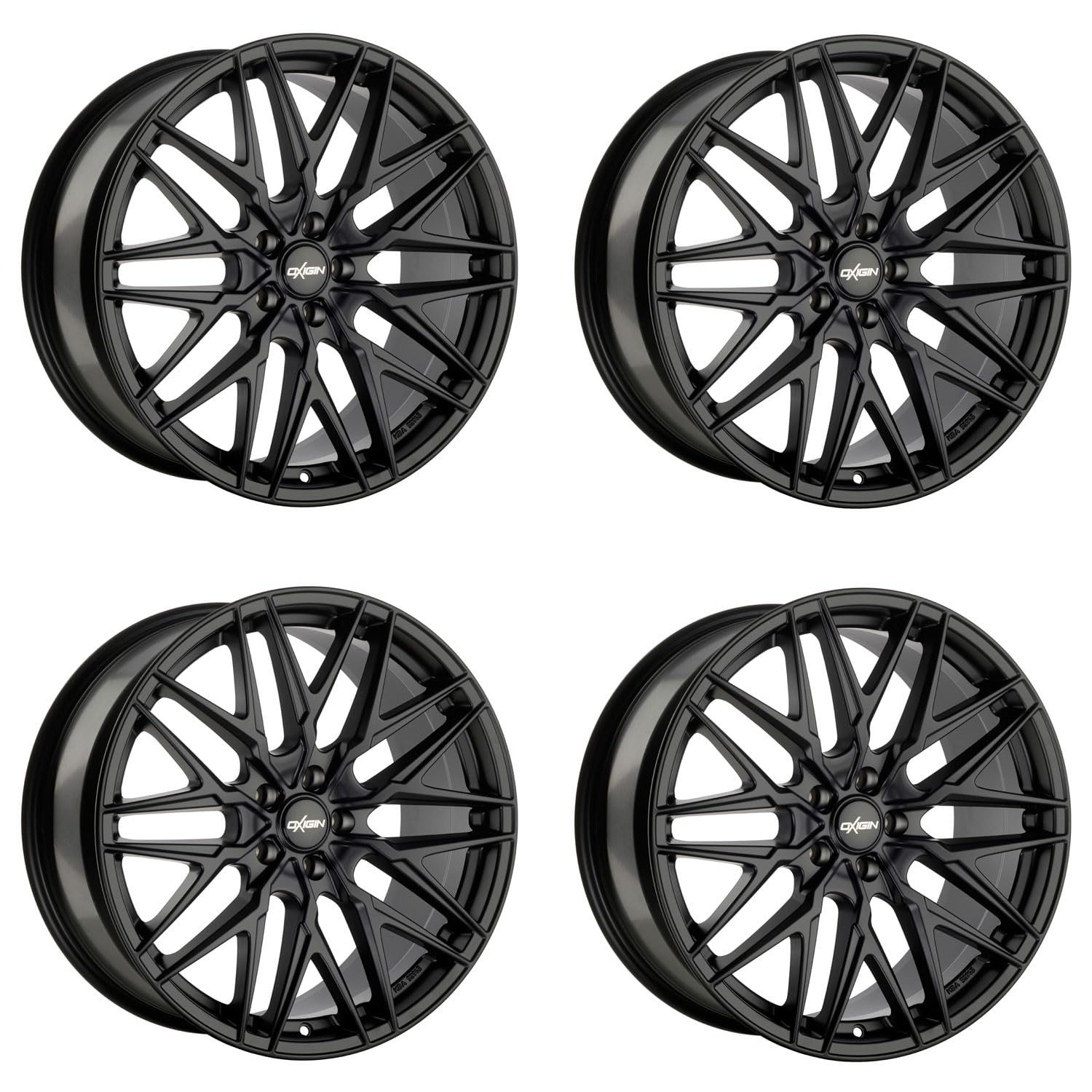 4x Oxigin Felgen 25 Oxcross 7.5x17 ET45 5x112 black matt kompatibel mit MG MG4 MG5 von Oxigin