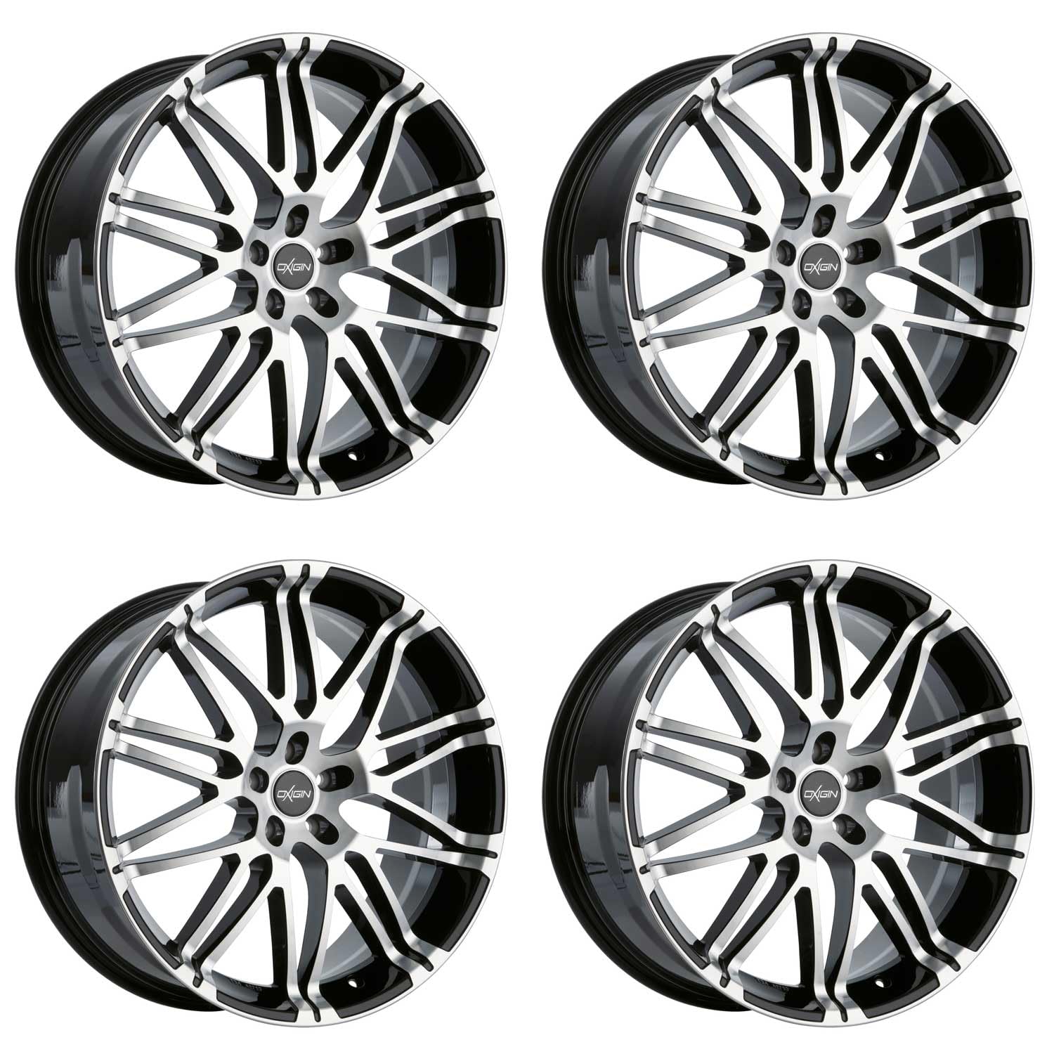 4x Oxigin Felgen Alufelgen 14 Oxrock 10,0x22 ET35 5x112 black full polish kompatibel mit Audi A6 A8 E-Tron Q5 Q8 von Oxigin