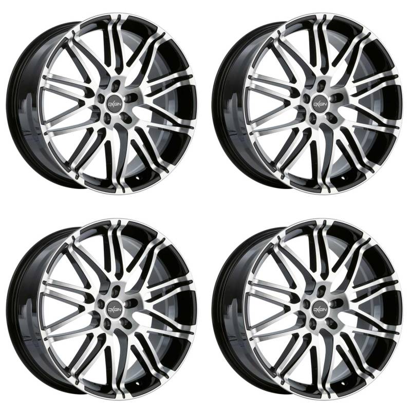 4x Oxigin Felgen Alufelgen 14 Oxrock 10,0x22 ET35 5x112 black full polish kompatibel mit Audi A6 A8 E-Tron Q5 Q8 von Oxigin