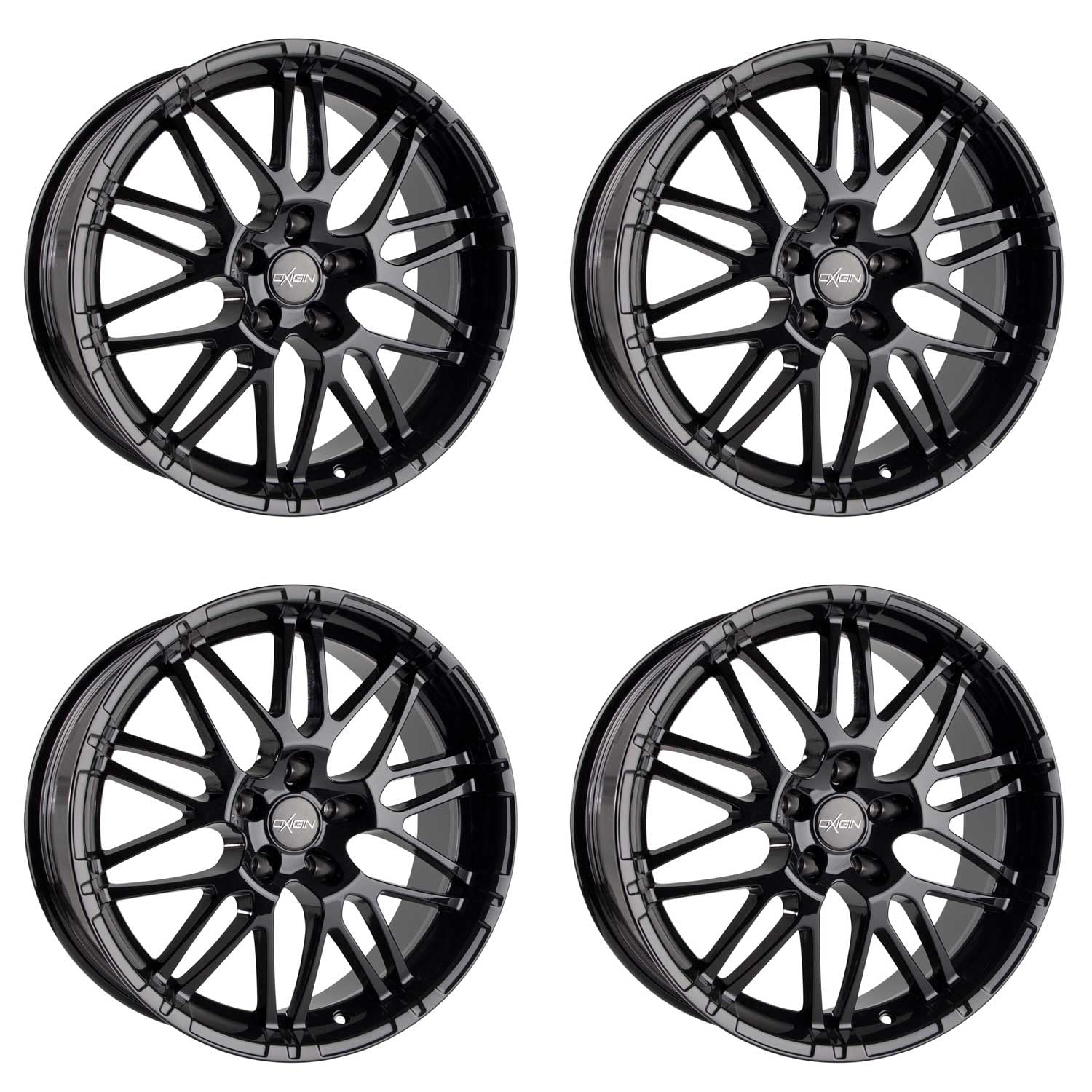 4x Oxigin Felgen Alufelgen 14 Oxrock 8,5x19 ET42 5x114,3 black kompatibel mit Maserati Levante von Oxigin