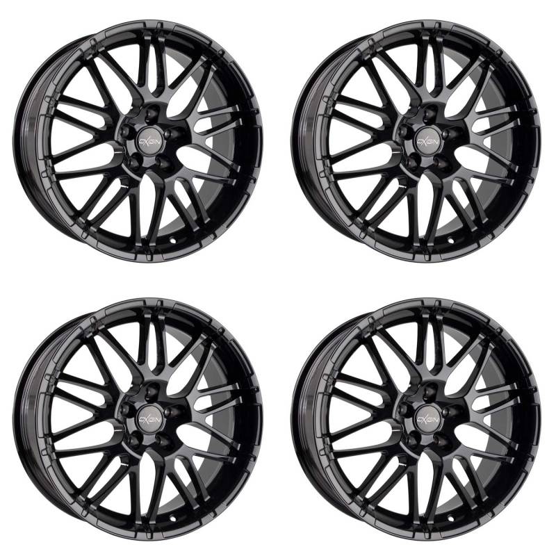 4x Oxigin Felgen Alufelgen 14 Oxrock 8,5x19 ET42 5x114,3 black kompatibel mit Maserati Levante von Oxigin