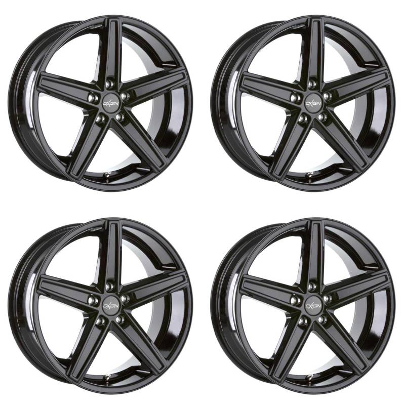 4x Oxigin Felgen Alufelgen 18 Concave 7,5x19 ET37 5x112 black kompatibel mit Skoda Karoq Kodiaq Octavia Superb von Oxigin