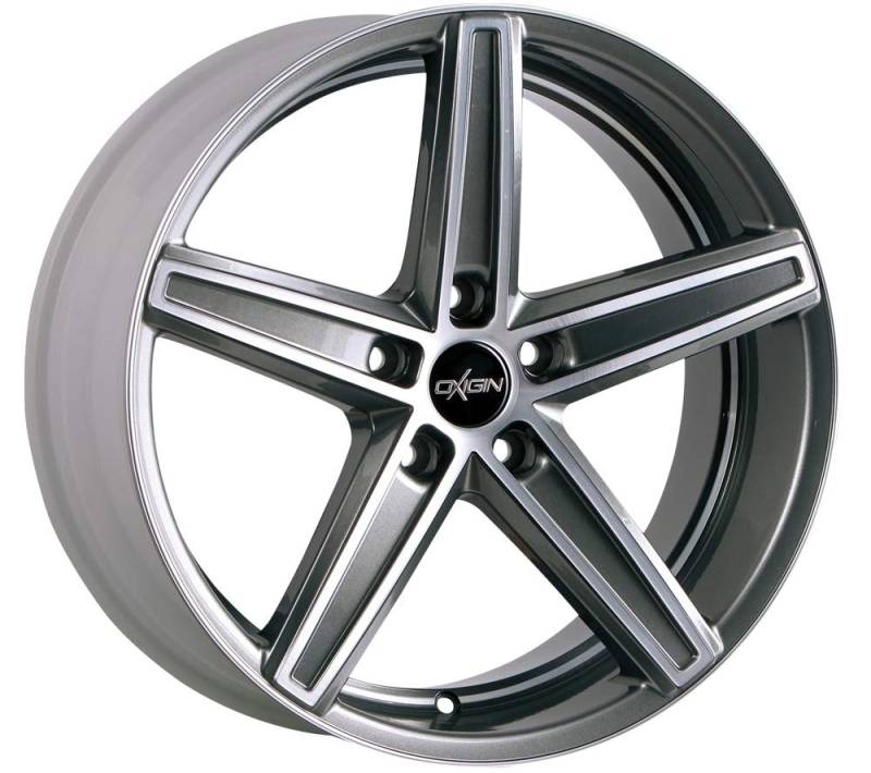 OXIGIN 18 Concave graphit full polish 9x20 ET38 5.00x114.30 Hub Bore 72.60 mm - Alu felgen von Oxigin