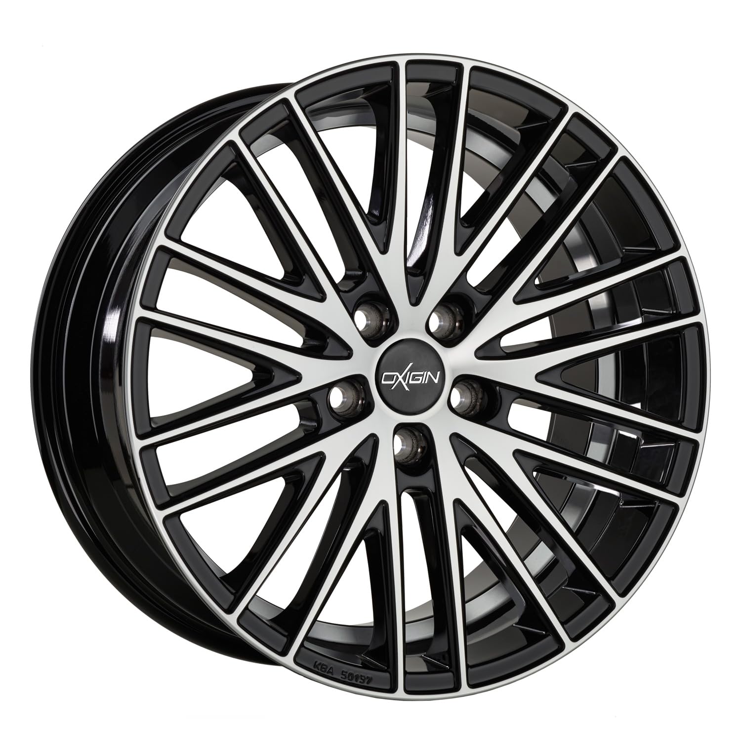 OXIGIN 19 Oxspoke black full polish 7,5x17 ET35 5.00x100 Hub Bore 63.40 mm - Alu felgen von Oxigin