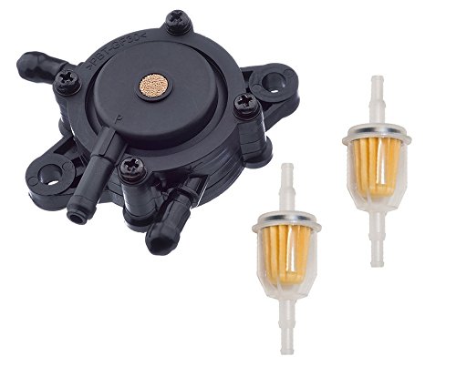 Kraftstoffpumpe, Kraftstoffpumpenersatz für Briggs & Stratton 491922 808656 mit Kraftstofffilter-Ersatz für Kohler 25 050 03-S John Deere AM116304, von OxoxO von OxoxO