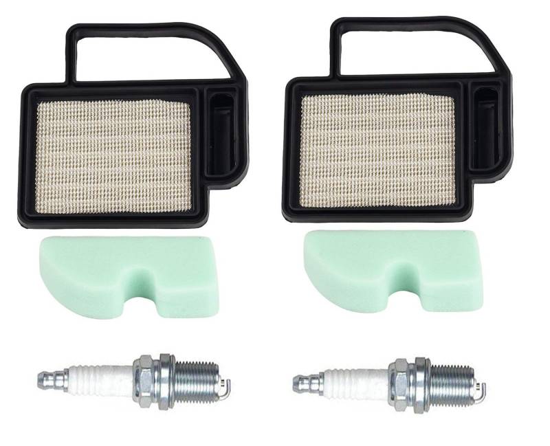 OxoxO Air Filter Pre Filter with Spark Plug Compatible with Kohler SV470-610 15-21 2008302 2008302-S 2008306 2008306-S 2008303 2008303-S 2008304-S Lawn Mower Tune up Kits (2 Set) von OxoxO