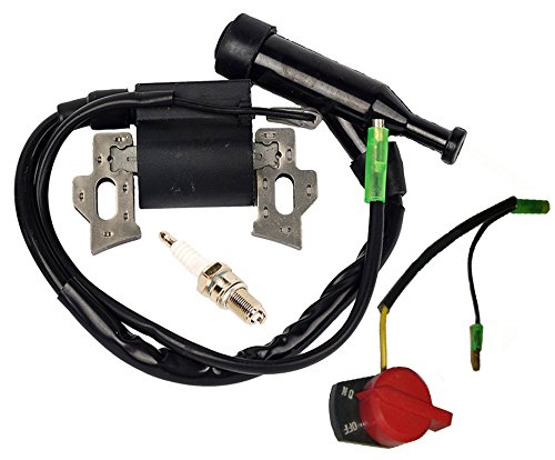 OxoxO Motor-Stoppschalter mit Zündspule Compatible with Honda GX120 GX160 GX200 5,5HP 6,5HP Motoren von OxoxO