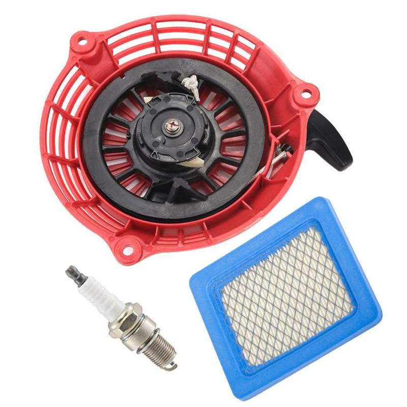 OxoxO Replace Recoil Starter with Air Filter Spark Plug Compatible with Honda GC135 GC160 GCV135 GCV160 Generator Engine von OxoxO