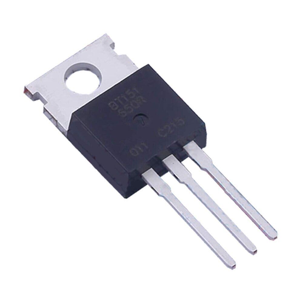 5 Stück Thyristor (SCR)/Modul One-Way SCR BT151-650R TO-220C BT151-650R von Oyhrwt