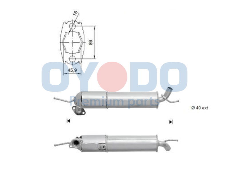 Katalysator Oyodo 10N0015-OYO von Oyodo