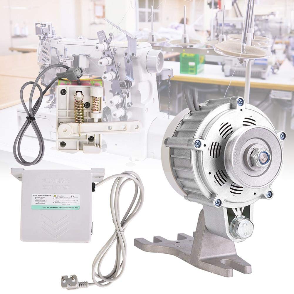 Nähmaschinenmotor, Servomotor, 750W Nähmaschinenmotor, bürstenloser leiser Servomotor für Nähmaschine 750W 7N.m, Nähmaschinenzubehör(Weiß) von Oyunngs