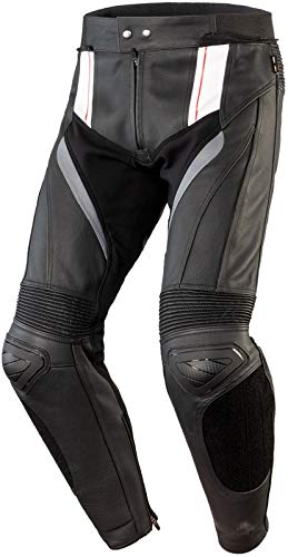 Ozone LEATHER PANTS VOLT BLACK/WHITE 48 von Ozone