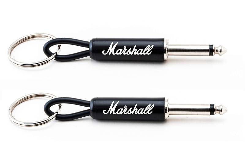 Pluginz Gitarrenstecker-Schlüsselanhänger, Marshall (2 Stück), 5x1 von P Pluginz