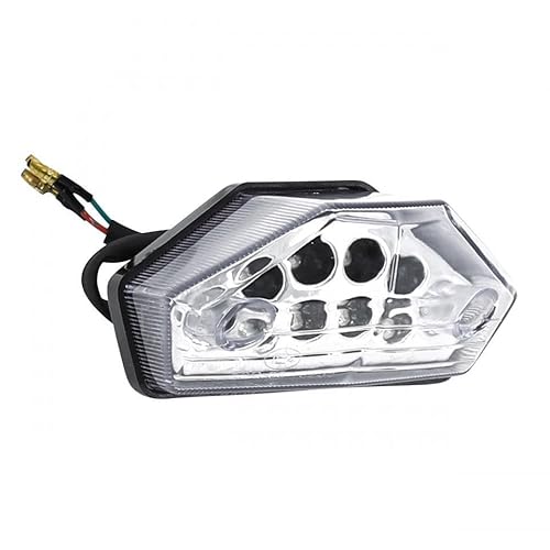 P2R Rücklicht, 12 V, LED, Cabochon, transparent, für Motorrad Rieju 50 MRT 2009 bis 2021 von P2R