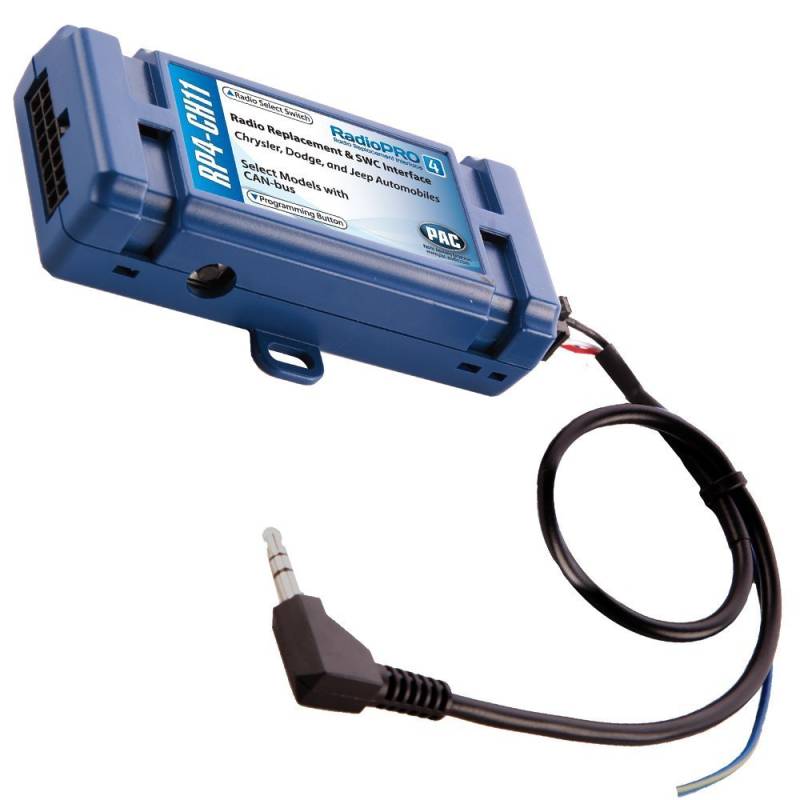 P.A.C. PAC RP4-CH11 Radiopro4 Stereo-Ersatzschnittstelle für ausgewählte Chrysler/Mitsubishi/Volkswagen Fahrzeuge, Blau von PAC