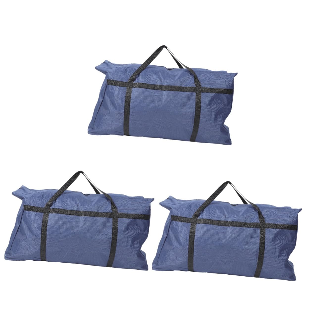 PACKOVE 3St Umzugstaschen Gepäcktasche Deckenaufbewahrung Reisetasche Packtaschen für den Umzug aufbewahrungssack Storage Pockets Quilt-Aufbewahrungstasche Hausversorgung Oxford-Stoff Blue von PACKOVE