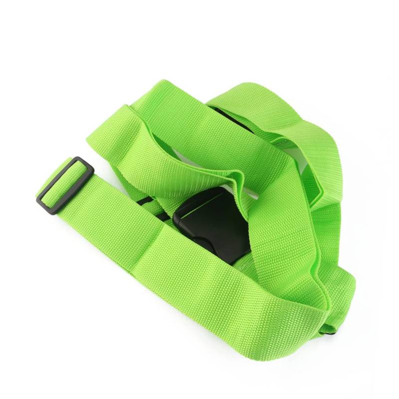 PACKOVE Gepäckgürtel gepäckgurt Luggage Strap Kofferzubehör Kofferband Gepäck Packband Koffergürtel Gepäckstreifen Koffer Packband Green von PACKOVE