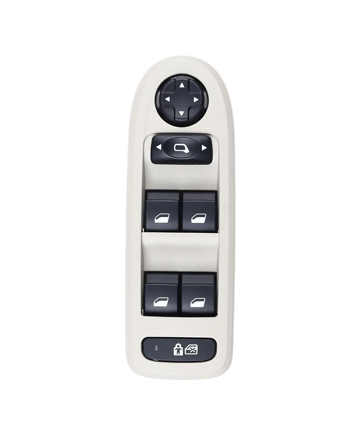 Fensterheber Schalttaste 1 STÜCK Auto Power Master Fensterschalter Spiegel Control Taste Für Peugeot 308 5 Tür Fließheck Wagon 2007-2013 OE: 96644915 98053439 Schalter Fensterheber(Beige) von PAKAGVTTB