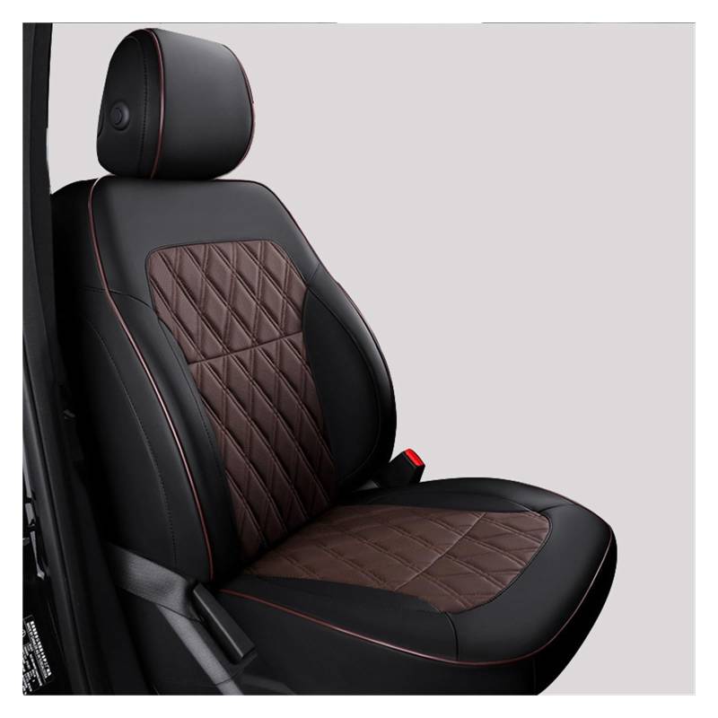 PAKAGVTTB Sitzbezüge Autositzbezüge nur für Scenic 2 Custom Innenausstattung, echtes Leder, Auto Vordersitzbezüge(for 1 Set) von PAKAGVTTB