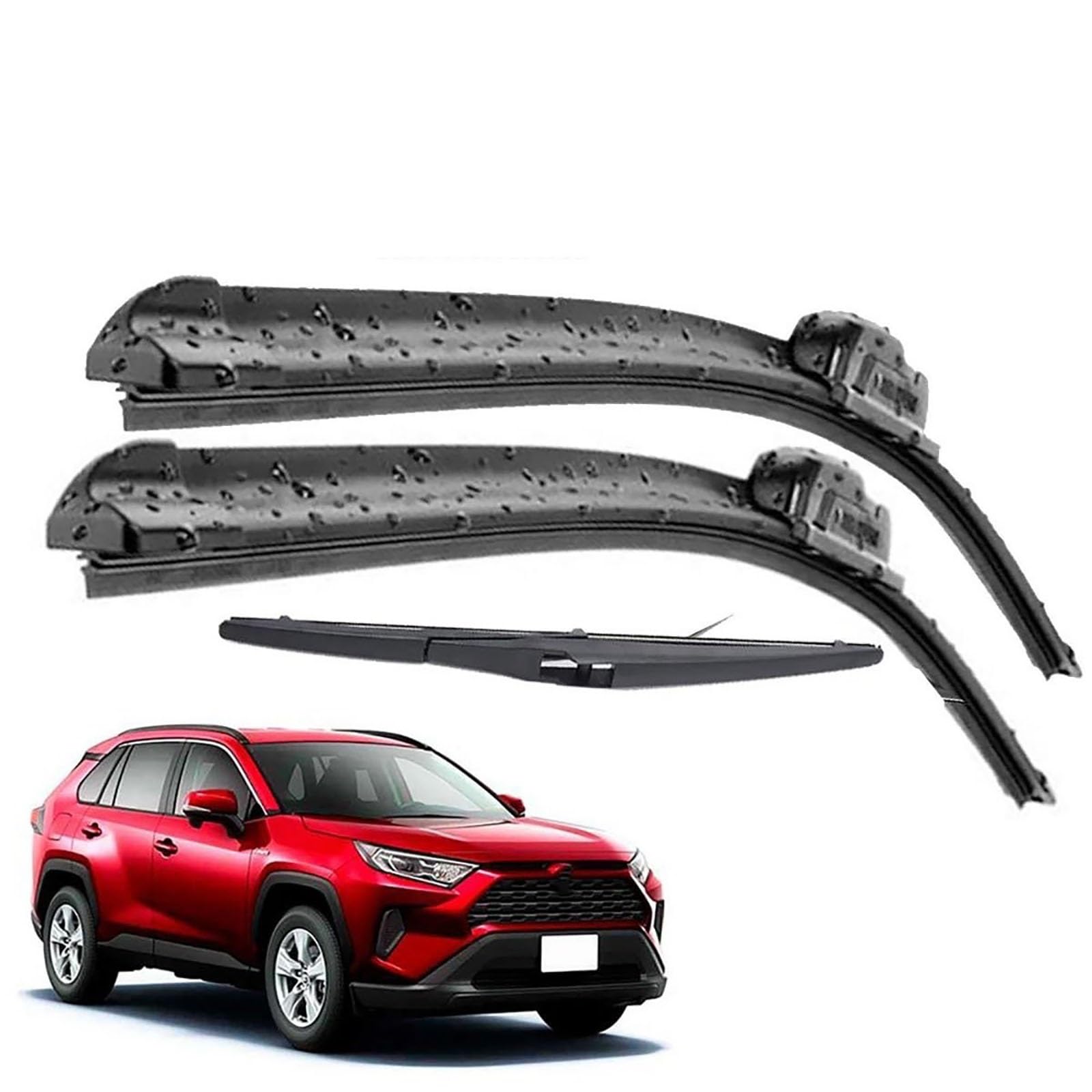 Scheibenwischer Für Toyota Für RAV4 XA50 2019-023 Wischer Vorne Hinten Wischer Set Kit Windschutzscheibe Windschutz Fenster Pinsel 26 "16" 12" Automotive Scheibenwischer von PAKAGVTTB