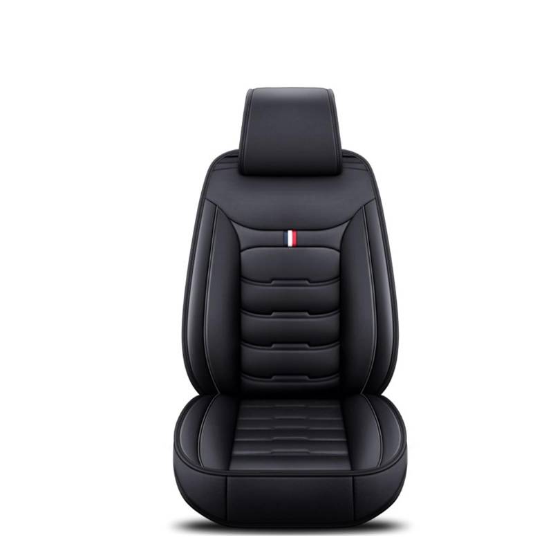 Sitzbezüge Universal-Autositzbezug Für HYUNDAI Für Tucson Für Santa FE Für I30 Für I40 Für Veloster Für Genesis Für Venue Terracan Für Ioniq Für Accent Interior Vordersitzbezüge(Black 1 Seat) von PAKAGVTTB