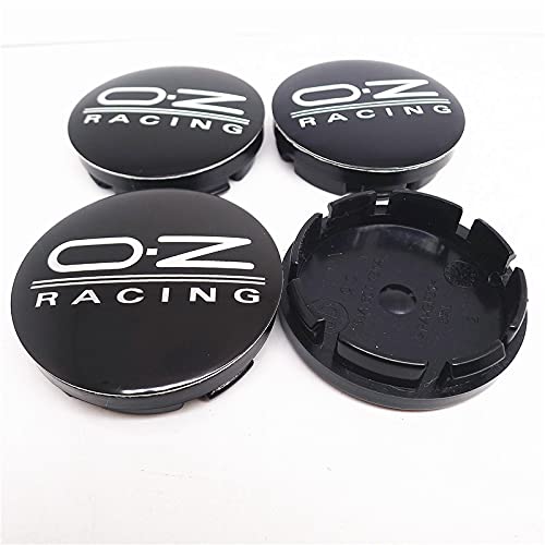 PAKCEEINC 4 Stück Auto Radnabenkappen Centre Nabendeckel, für 56mm OZ Racing Badge Aufkleber Zubehör Zierdeckel von PAKCEEINC