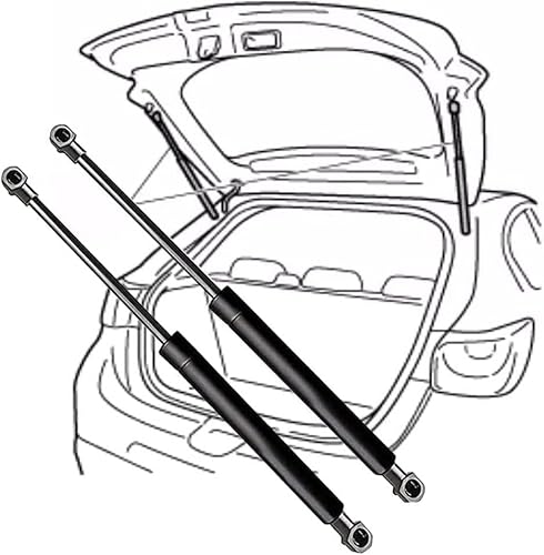 2 stück Auto Kofferraum Gasfeder für Audi A5 Sportback 2009-2017(OEM:8T8827552)-48.4cm,asfeder Gasdruckdämpfer Gasdruckfeder Dämpfer. von PAKJEL