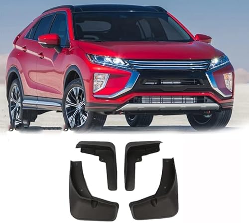 4 Stück Auto Schmutzfänger für Mitsubishi Eclipse Cross 2018-2023,Vorne Hinten Langlebiges Auto-Schmutzfänger-Zubehör,Premium-Spritzschutz. von PAKJEL