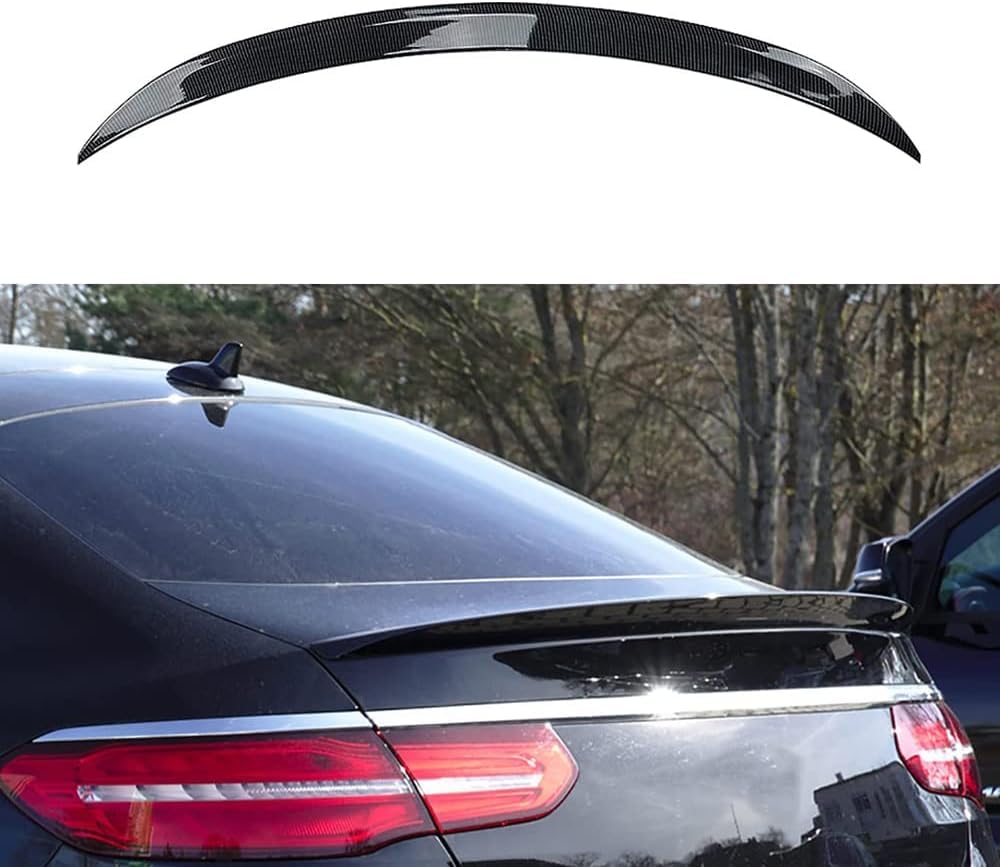 Heckspoiler Für Mercedes-Benz GLE Coupe C292 2015 2016 2017 2018 2019 AMG Heckflügel Lippe Auto Hinten Trunk-Boot Lip Spoiler Flügel Auto Heck Flügel.,B-Glossy Carbon von PAKJEL