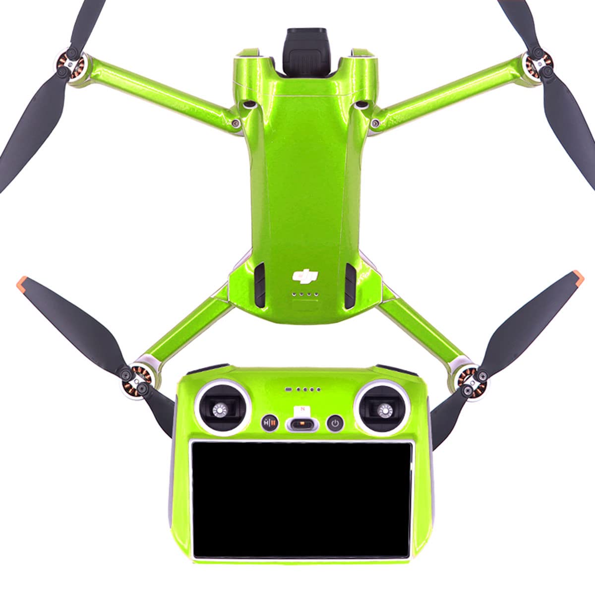 PALUMMA DJI Mini 3 Pro Aufkleber Decals Skin Set, PVC Drohnenfolie Wasserdichte Aufkleber für DJI Mini 3 Pro Drohne und Fernbedienung Anti-Scratch Skin Protection (Grün) von PALUMMA