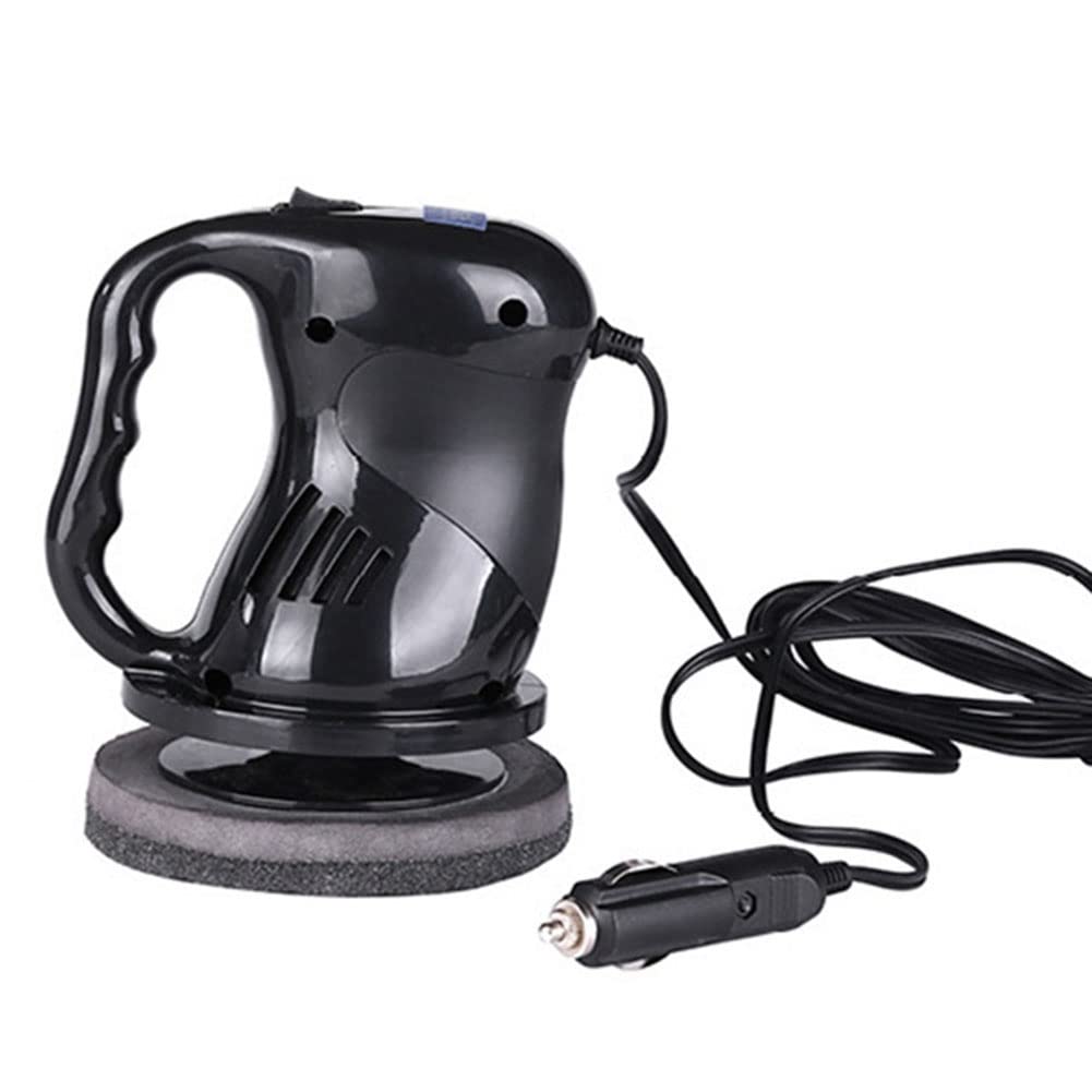 PAMENET Autopolierwachsmaschine Car Schwarz Mini Electric Polisher Wiederaufladbares Kratzreparaturwerkzeug zum Autopolieren von PAMENET