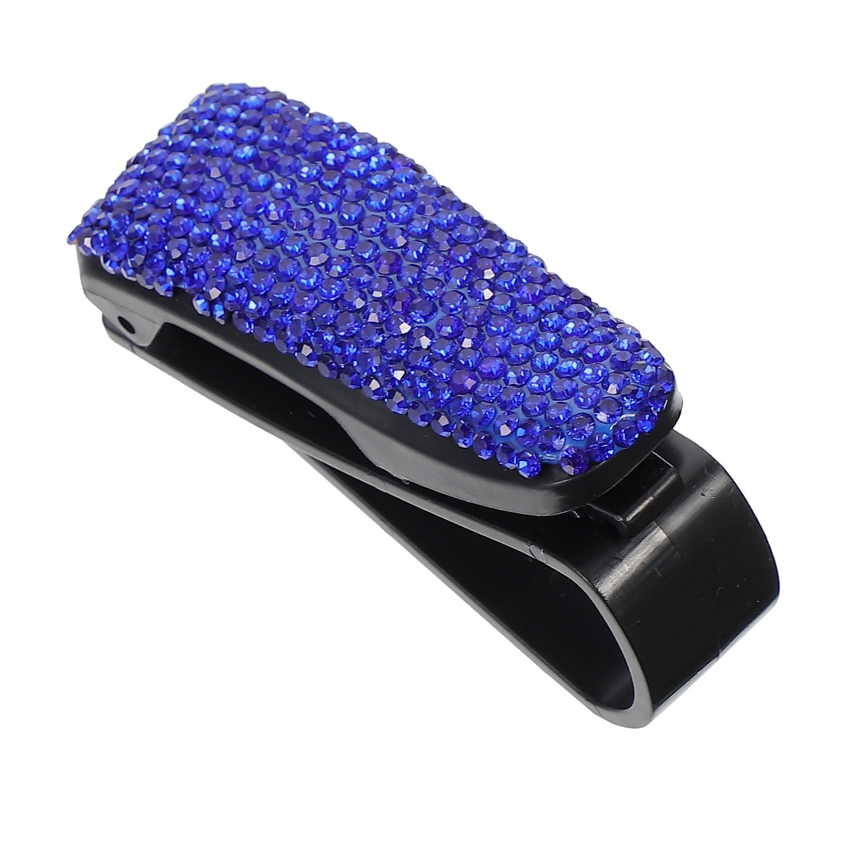 Brillenclip Sonnenblendenhalterung Auto-Visier-Brillenhalter Auto-Visier-Clip Sonnenbrillen-Clip für Auto-Visier Auto-Sonnenbrillenhalter Auto-Brillenhalter Strasssteine Blue PAMINGONO von PAMINGONO