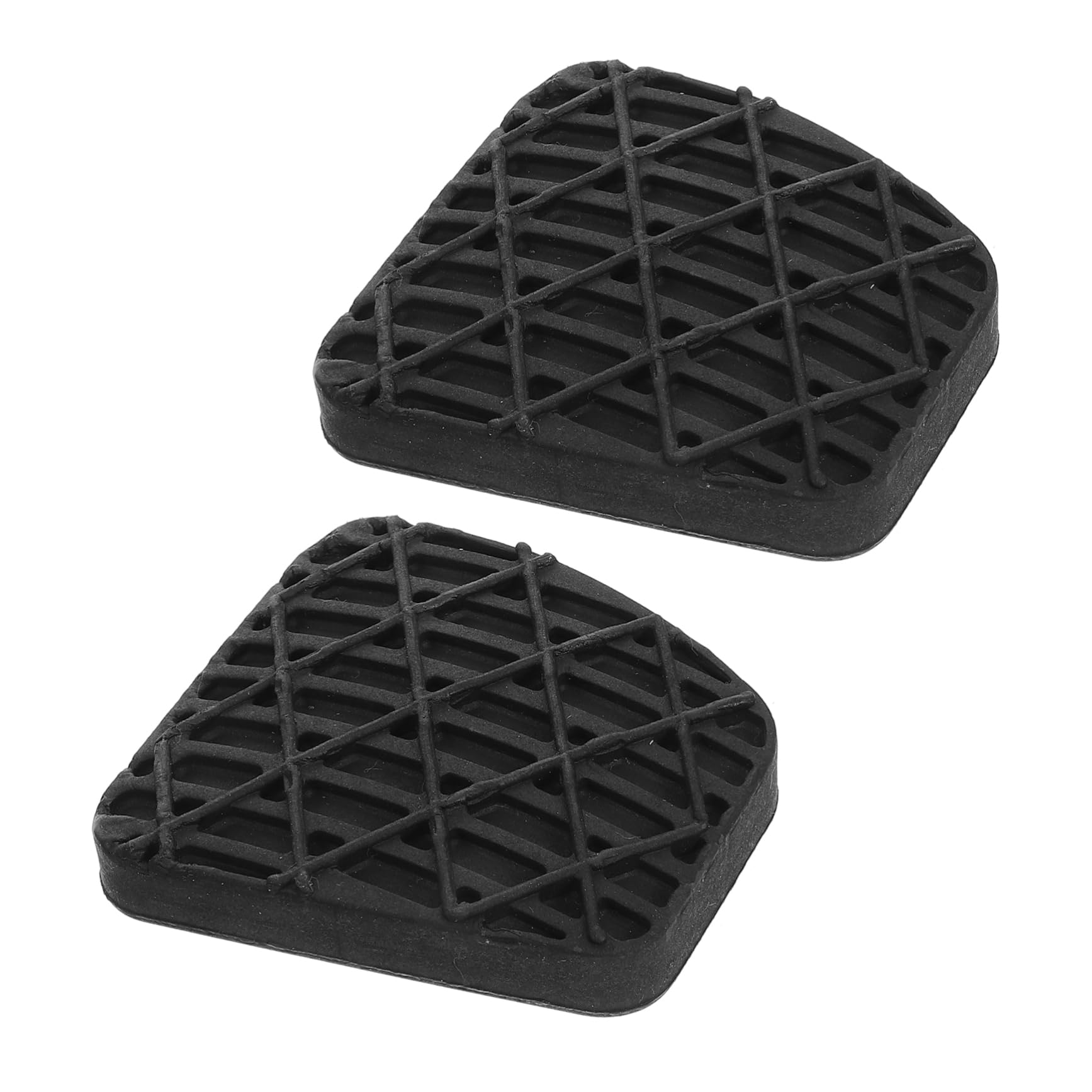 PAMINGONO 1 Paar Bremsbeläge aus Gummi gummimatte gummipads Rutschfeste Pedalabdeckungen accessories auto Kfz-Zubehör auto4part Abdeckung des Kupplungspedalbelags Pedalauflage Auto Black von PAMINGONO