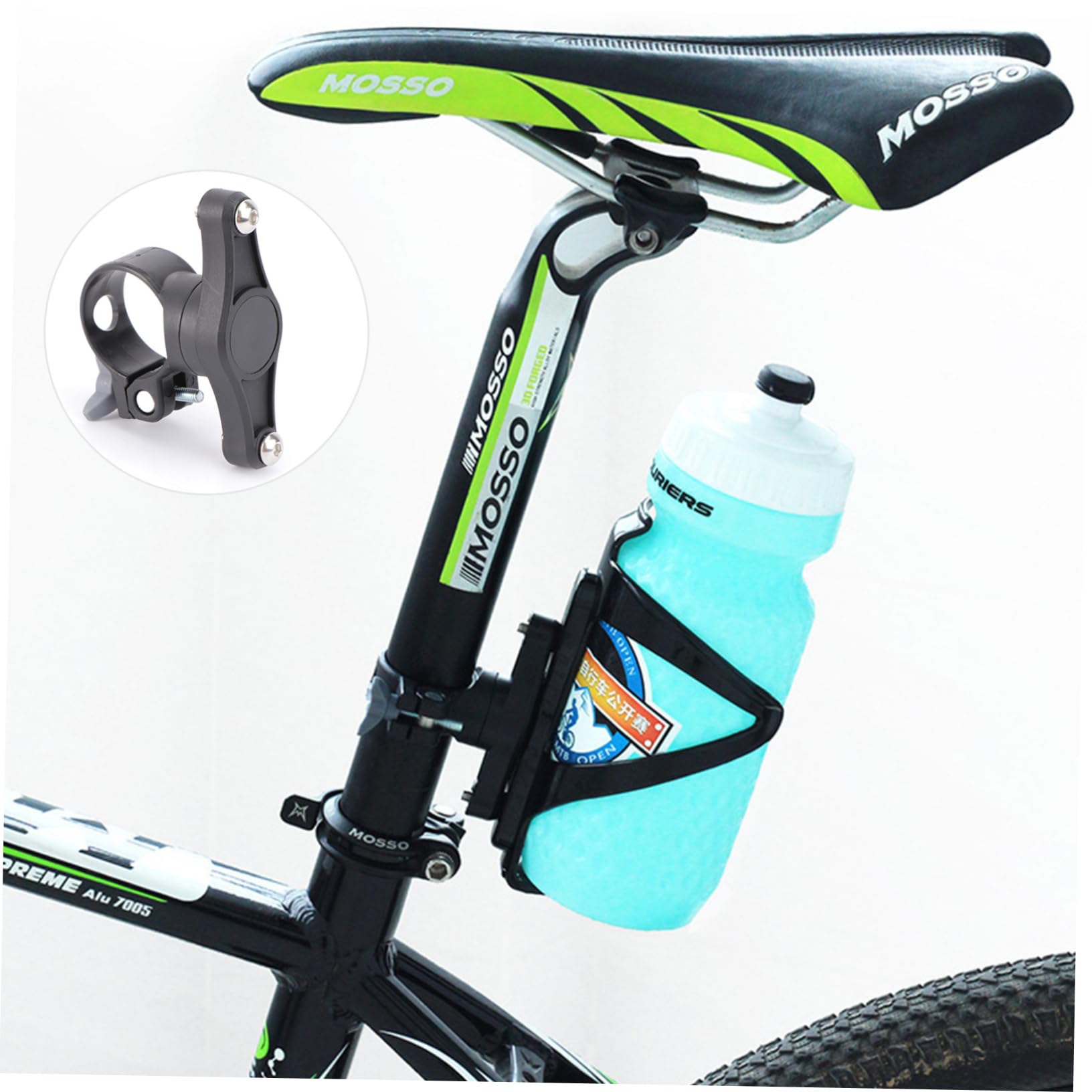 PAMINGONO 1 Teiliger Wasserkocherständer Für Fahrräder Professioneller Flaschenhalter Mit Breitem Radadapter Und Schutzblech Ideal Zubehör Für Rennrad Und Mountainbike von PAMINGONO