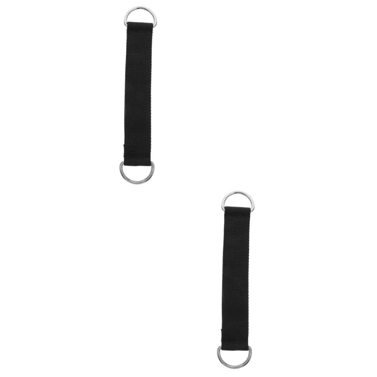 PAMINGONO 2 Pcs Riemenscheibe Träger Sportzubehör Fitnesszubehör Schwangerbänder Riemenscheibenbügel Fitness Versorgung Hangeseil DIY Träger Riemenscheibenhängehalle Hangseil Hanging von PAMINGONO