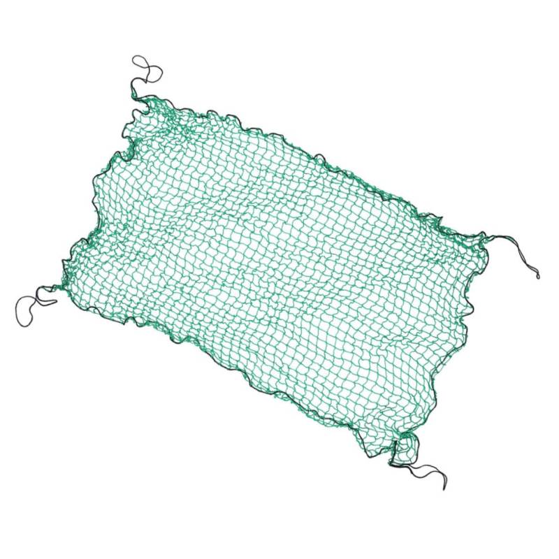 PAMINGONO Anhängernetzwerk LKW Zubehör Dachträger Autodach Gepäckträgernetz Kleiner Anhänger Kleines Ladungssicherungsnetz Kofferraumnetz Autogepäcknetz Extra Große Koffer Polypropylen Grün von PAMINGONO