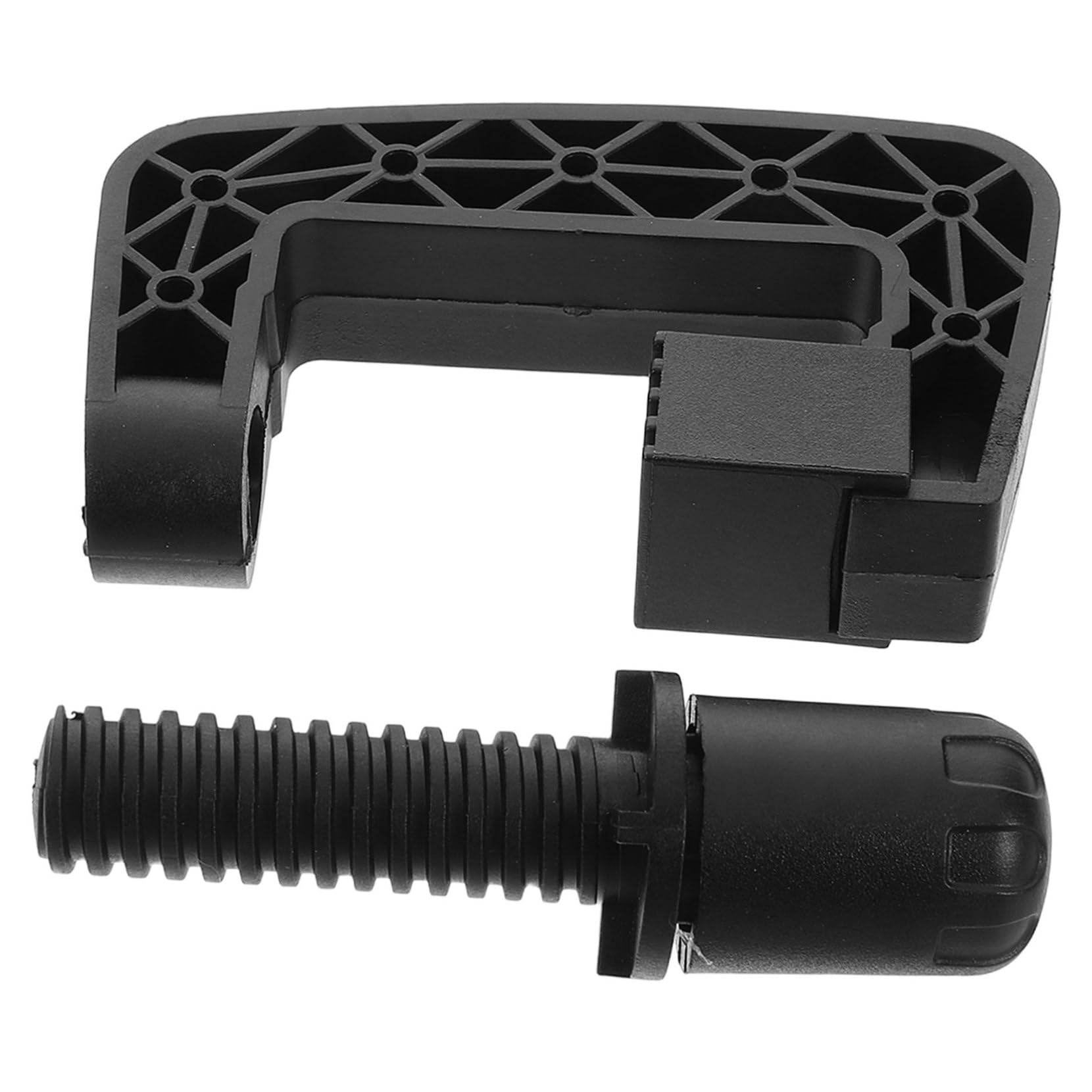 PAMINGONO Lenkradklemme Ersatzklemme für Gaming-Lenkrad Racing-Gaming-Radklemme Lenkradclip Lenkrad-Spielteile Lenkradbefestigungsklemme Lenkrad-Clip-Klemme Rennspiel-Radklemme Plastik Black von PAMINGONO