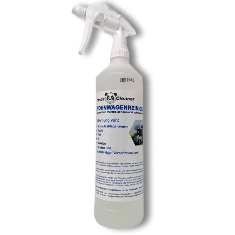 PandaCleaner Wohnwagen Wohnmobil Caravan Reiniger 1000ml – konzentriert, materialschonend & biologisch abbaubares Reinigungsmittel von PandaCleaner