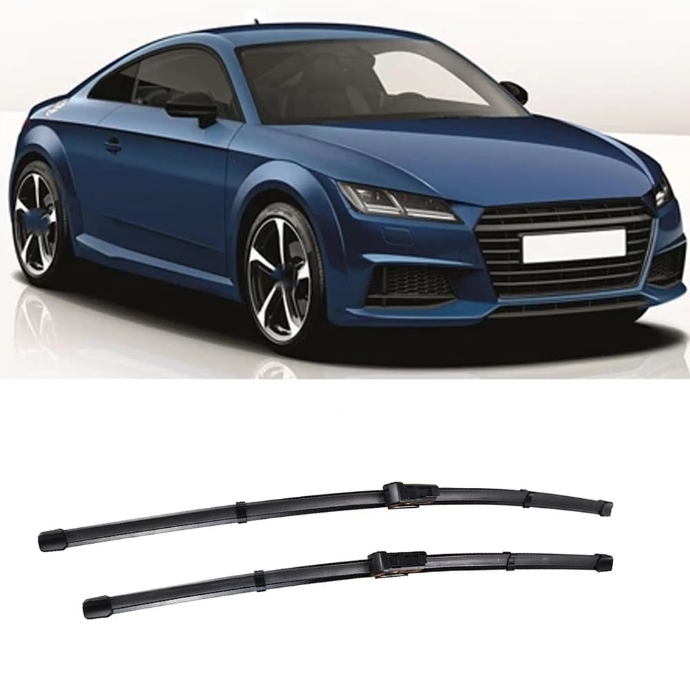 2 Stück Scheibenwischer für Audi TT MK3 2014-2023 24"+21", Frontscheibe Windschutzscheibe Fensterbürsten Vorderseite Scheibenwischerblätter von PAPEP