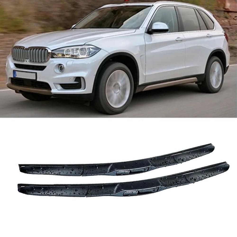 2 Stück Scheibenwischer für BMW X5 F15 2013-2018 24"+20", Frontscheibe Windschutzscheibe Fensterbürsten Vorderseite Scheibenwischerblätter von PAPEP