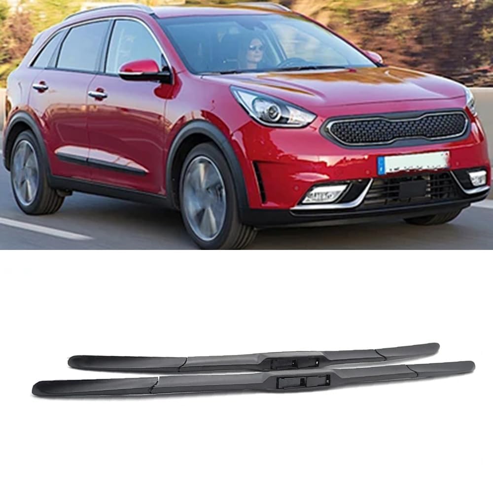 2 Stück Scheibenwischer für KIA Niro 2016-2020 26"+16", Frontscheibe Windschutzscheibe Fensterbürsten Vorderseite Scheibenwischerblätter von PAPEP