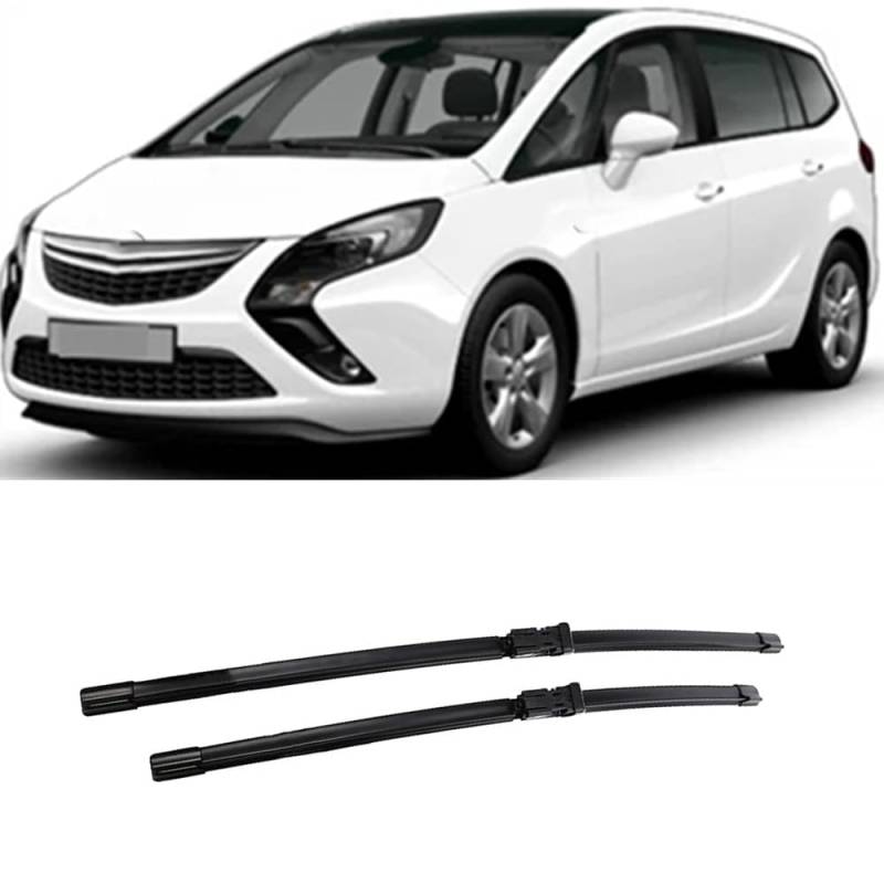 2 Stück Scheibenwischer für Opel Zafira Tourer C 2012-2020 30"+28", Frontscheibe Windschutzscheibe Fensterbürsten Vorderseite Scheibenwischerblätter von PAPEP