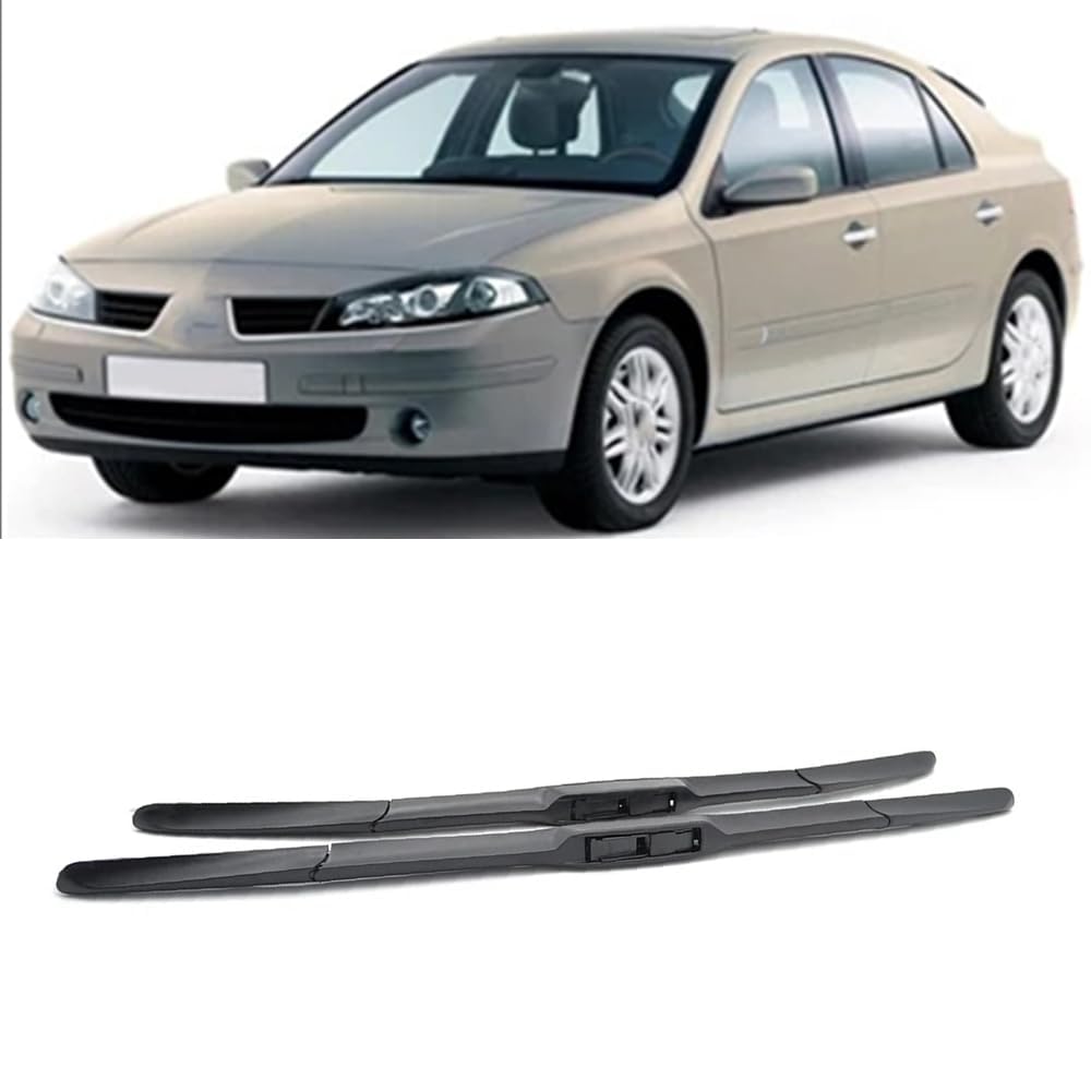 2 Stück Scheibenwischer für Renault Laguna 2 2001-2007 24"+20", Frontscheibe Windschutzscheibe Fensterbürsten Vorderseite Scheibenwischerblätter von PAPEP