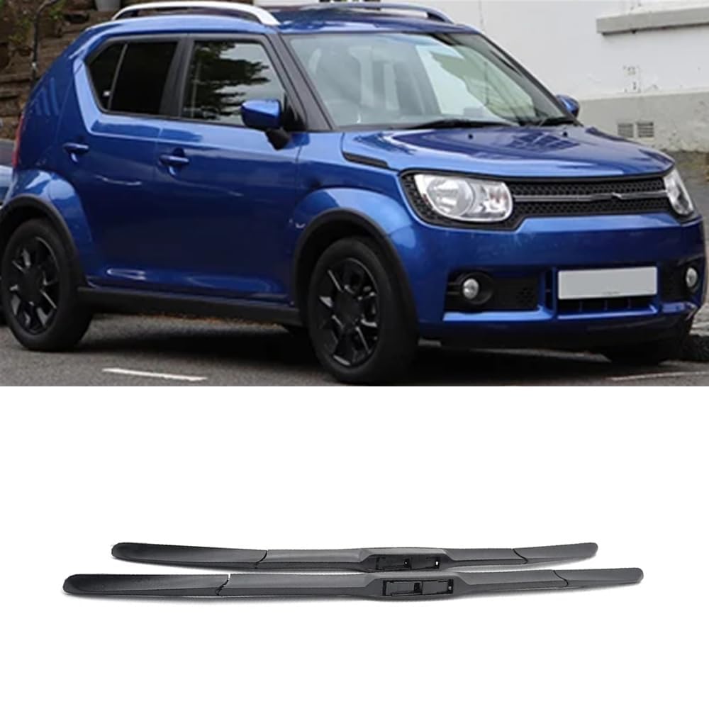 2 Stück Scheibenwischer für Suzuki Ignis MK2 2016-2023 21"+18", Frontscheibe Windschutzscheibe Fensterbürsten Vorderseite Scheibenwischerblätter von PAPEP