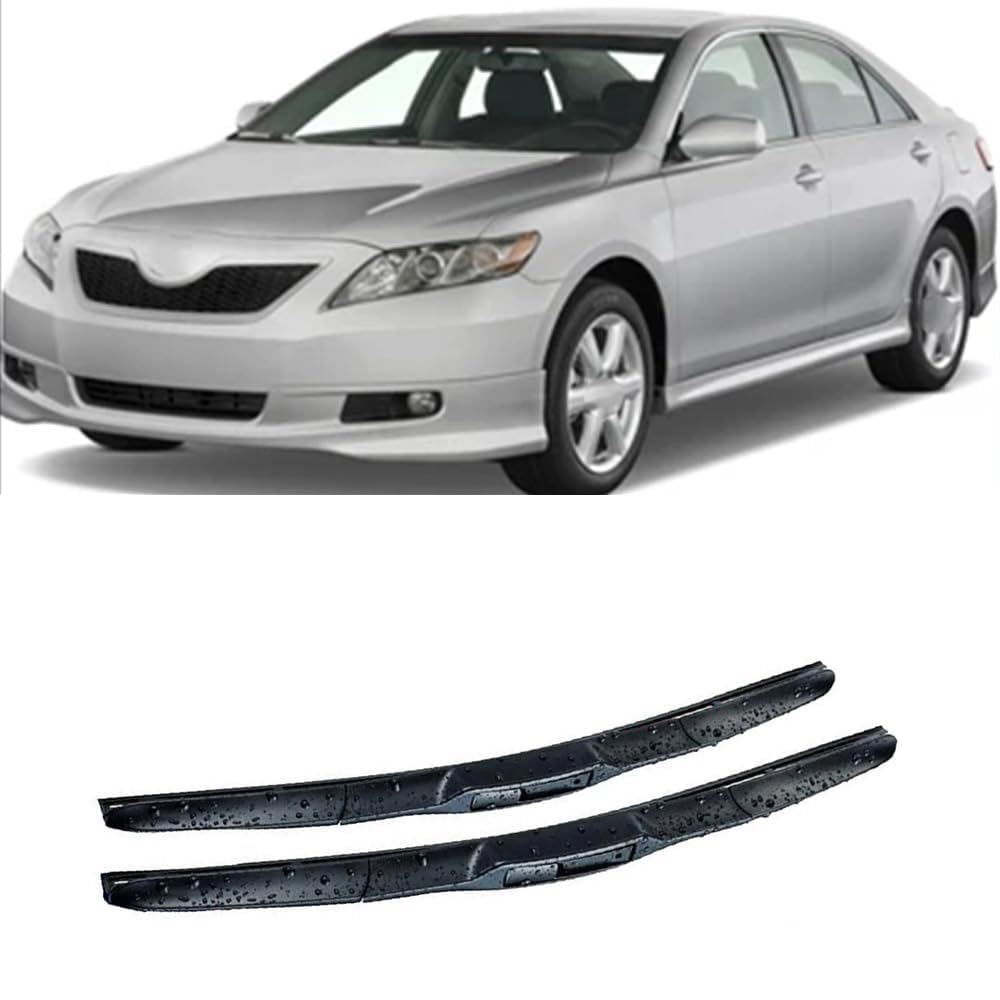 2 Stück Scheibenwischer für Toyota Camry XV40 2006-2011 24"+20", Frontscheibe Windschutzscheibe Fensterbürsten Vorderseite Scheibenwischerblätter von PAPEP