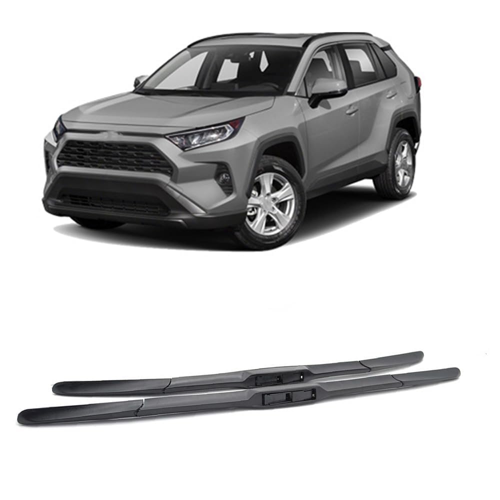 2 Stück Scheibenwischer für Toyota RAV4 XA50 MK5 2018-2023 26"+16", Frontscheibe Windschutzscheibe Fensterbürsten Vorderseite Scheibenwischerblätter von PAPEP