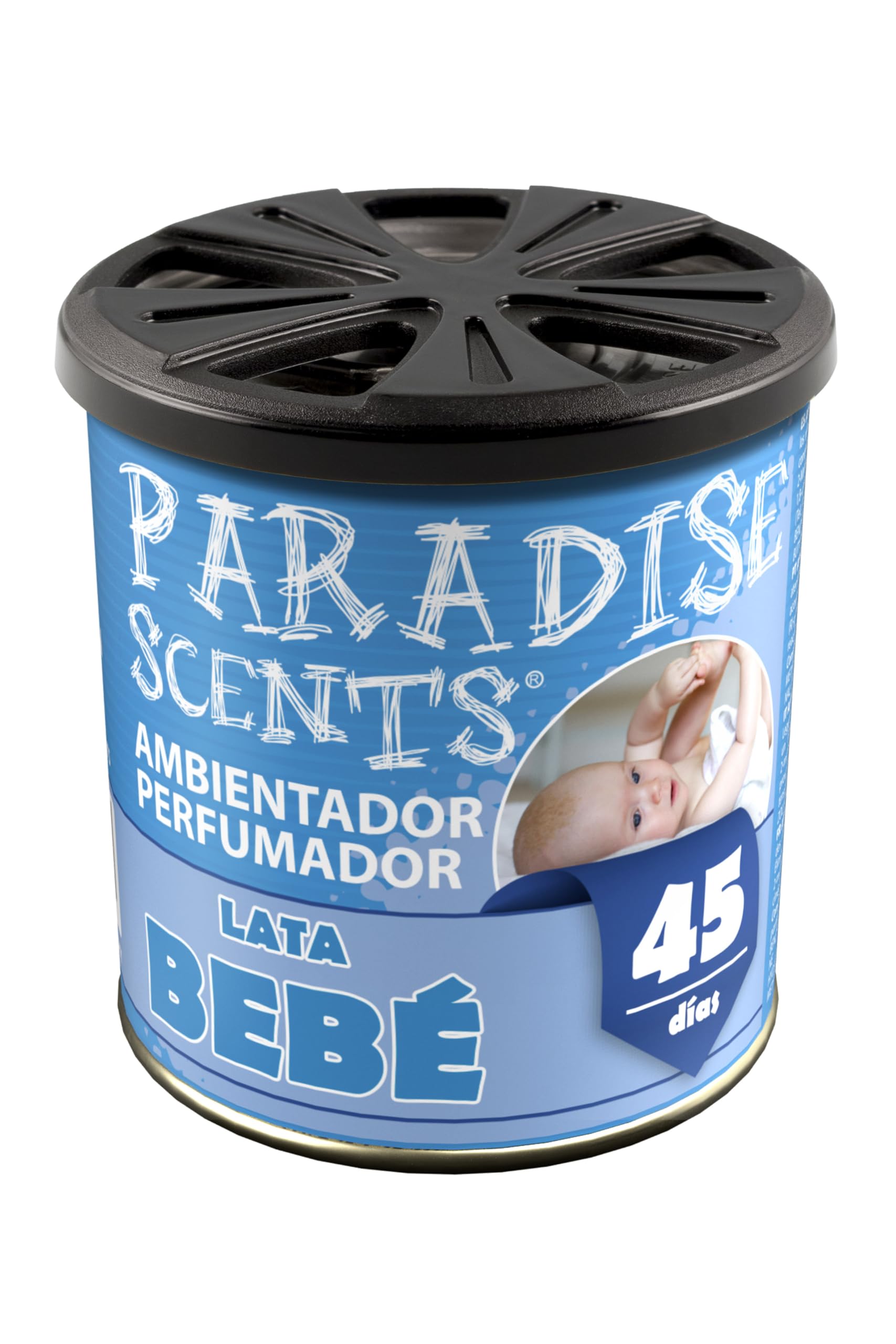 Paradise Scents Parfümierter Gel-Lufterfrischer in 100g-Dose. Baby-Duft. Angenehmer und lang anhaltender Duft. Perfekt für Auto, Haus oder Büro. von PARADISE SCENTS