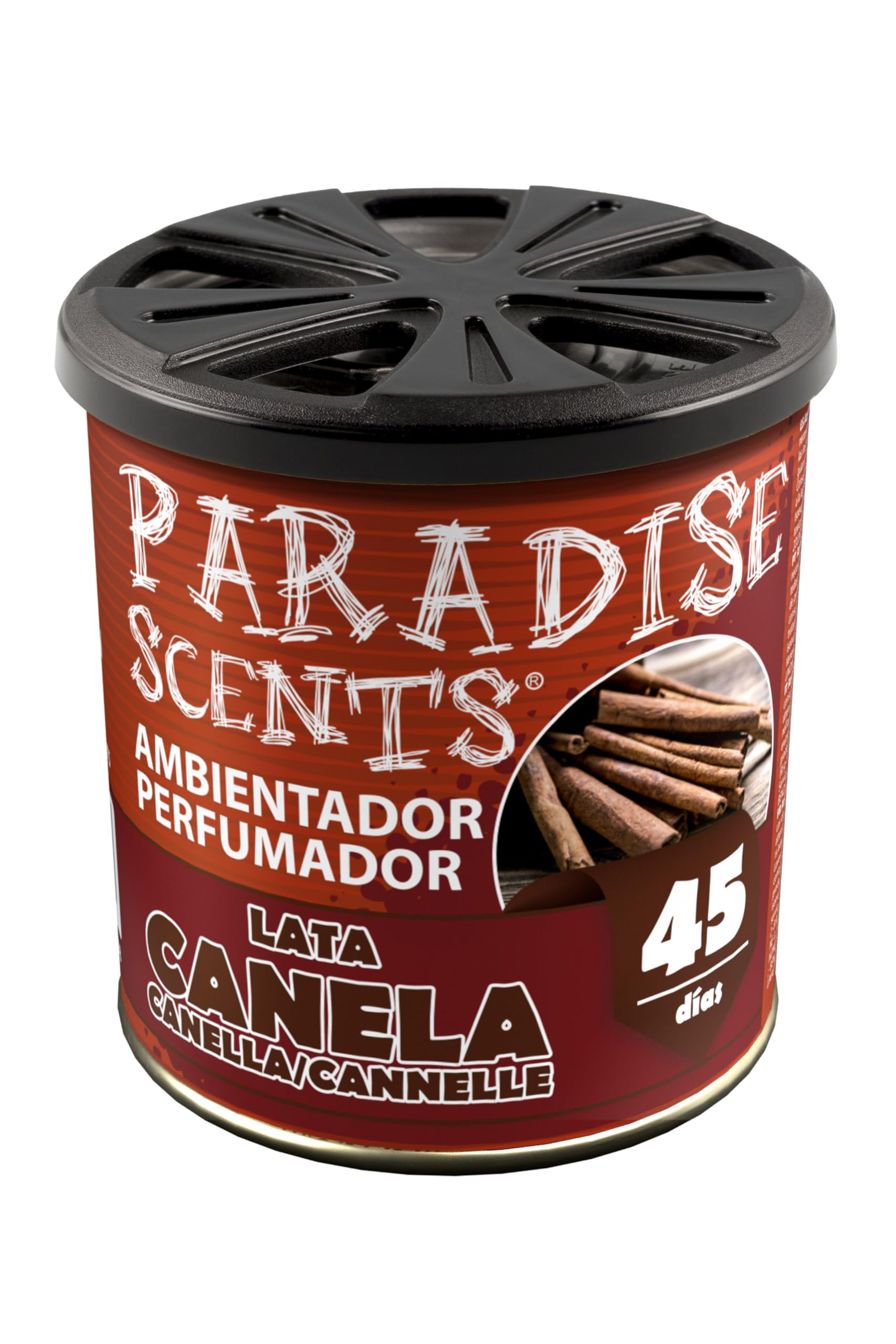 Paradise Scents Parfümierter Gel-Lufterfrischer in 100g-Dose. Duftet nach Zimt. Angenehmer und lang anhaltender Duft. Perfekt für Auto, Haus oder Büro. von PARADISE SCENTS